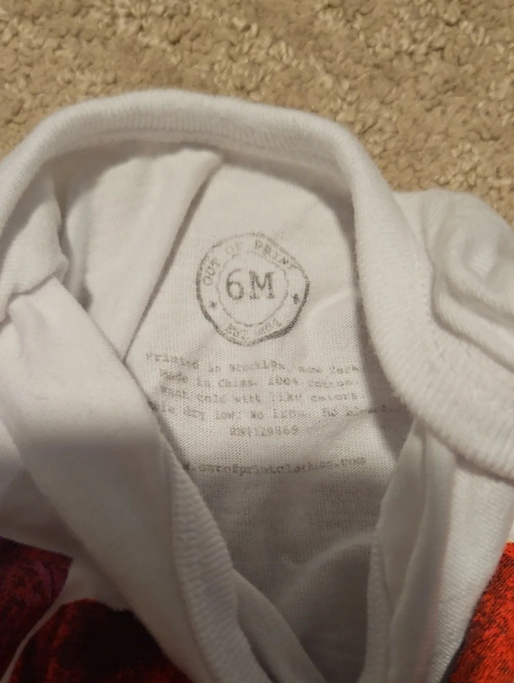 Out Of Print 6 Month Onesie